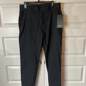 Lululemon Slim Tapered Trouser Hose Herren 33x30 Slim Schwarz 33” / 84cm - Bild 1 von 6