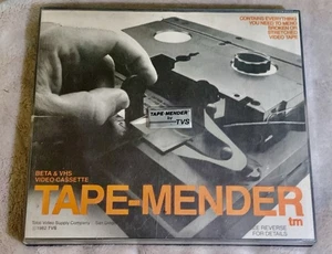 Tape-Mender by TVS Beta & VHS Cassette 1982 Cleaner Kit vintage untested - Picture 1 of 7