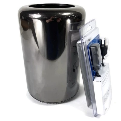 Apple A1481 Mac Pro (2013) Xeon E5-1680 V2 3.0GHz - 64GB - 1TB SSD - 2x D500 - Image 1 of 3