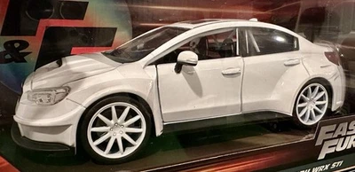1:24 Mr. Little Nobody's Subaru WRX STI WHITE Jada Fast & Furious Diecast NEW - Image 1 of 4