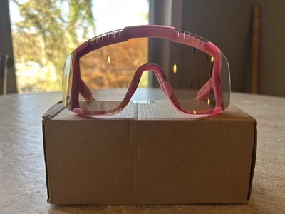 Lente translúcida POC DEVOUR rosa actino marrón/plateado espejo con lente adicional nueva Foto 1 de 4