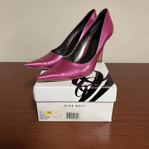 Nine West Fredao Deco Fuchsia Synthetic Women’s Size 8.5 M - Picture 1 of 11