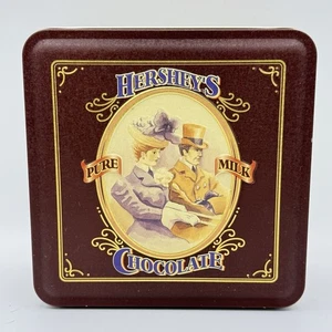 Lata de chocolate con leche pura Hershey's edición vintage #4 1995 (vacía) - Imagen 1 de 8