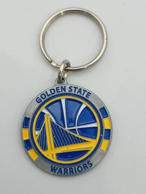 Винтажный металлический брелок 2015 Golden State Warriors NBA эмаль новый из старых запасов - Изображение 1 из 2