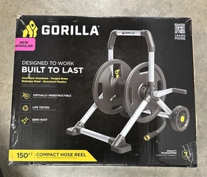 Avvolgitubo da giardino Gorilla 150 piedi in alluminio zero ruggine - Foto 1 di 2