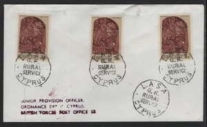 Chipre 1971 LASA G.R. SERVICIO RURAL MATASELLOS EN PORTADA FILATÉLICA - Imagen 1 de 1