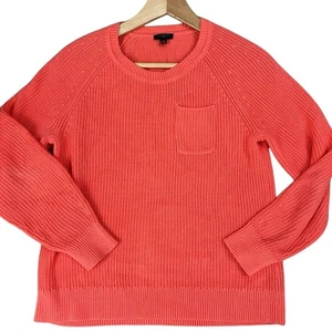 Talbots Petite korallenfarbener Damenpullover Größe MP Medium Petite - Bild 1 von 10