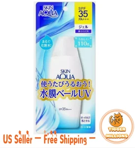 [US Seller] Rohto Pharmaceutical Skin Aqua Moisture Gel SPF35+ PA++++ 110G Japan - Picture 1 of 3