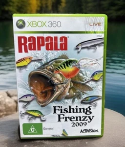 Xbox 360 LIVE Rapala Fishing Frenzy 2009 Game With Manual Activision Family Fun - Picture 1 of 5