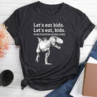 Lets Eat Kids Grammar Teacher T-shirt-015158-Hemp Grey-S