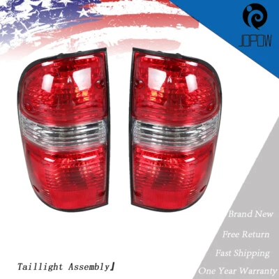 Luzes traseiras vermelhas fumê para Toyota Tacoma 2001 2002 -2004 LH RH - Imagem 1 de 4