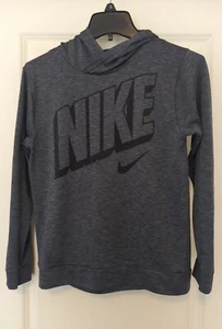 Boy’s Nike Dry-Fit Hooded Graphic Print Shirt ~ Size L - Picture 1 of 8