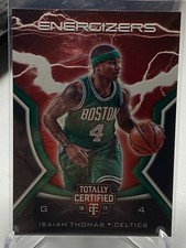 #4 Isaiah Thomas - 2016-17 Panini Totally Certified - Energizers - Red 055/199