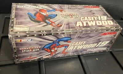 Action Casey Atwood #19 Ultimate Spiderman 2001 Nascar Action Elite R/T 1:24 - Image 1 of 4