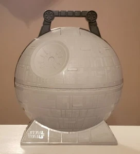2014 Hot Wheels Star Wars Death Star Carrying Case With Handle Ramp EUC - Picture 1 of 10