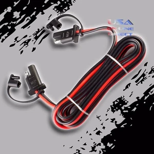 16 Gauge 96" Car Quick Disconnect Connect 2-Pin SAE Waterproof Wire Harness Plug - Picture 1 of 2