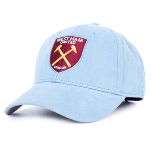 West Ham United FC Sky Blue Crest Cap - Picture 1 of 3