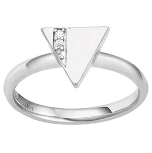 Art Noveu Round White Cz 925 Sterling Silver Ring Jewelry - Picture 1 of 5