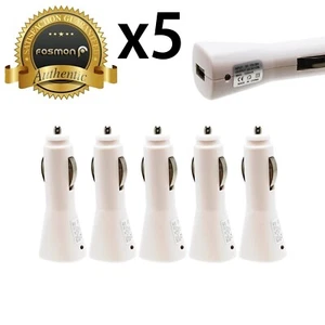 5x Wholesale Lot Car Charger USB Adapter Samsung Galaxy Note 9 Phone XS Max LG - Picture 1 of 3