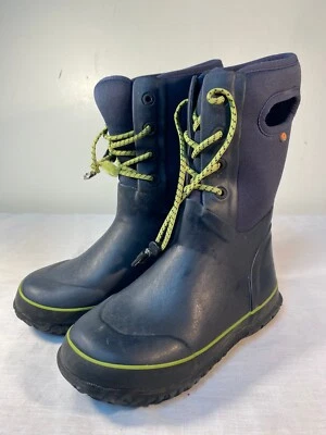 BOGS Arcata Botas de Encaje Juvenil Azul Aislado Invierno - EE. UU. 3 Foto 1 de 4