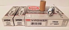 6 Plugs NGK Spark Plugs TR55 3951 V-Power