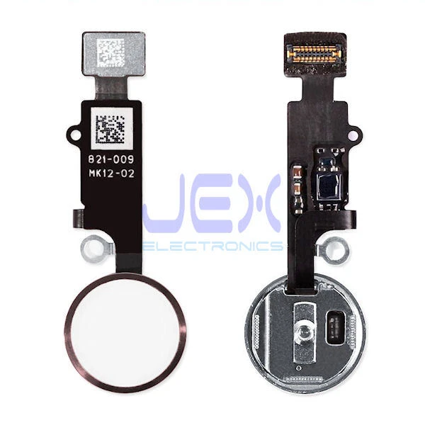 Pink Rose Home Button/Touch Fingerprint Sensor Flex Cable For iPhone 7 or 8 Plus - Image 1 of 1