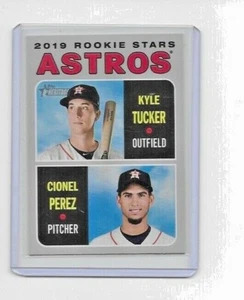 2019 TOPPS HERITAGE Kyle Tucker ROOKIE CARD Houston Astros CARD # 277 - Foto 1 di 2
