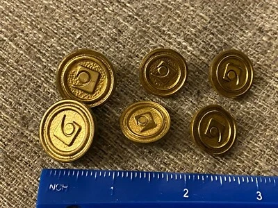 Six Vintage Pierre Cardin Replacement Buttons Two Sizes - Image 1 of 3