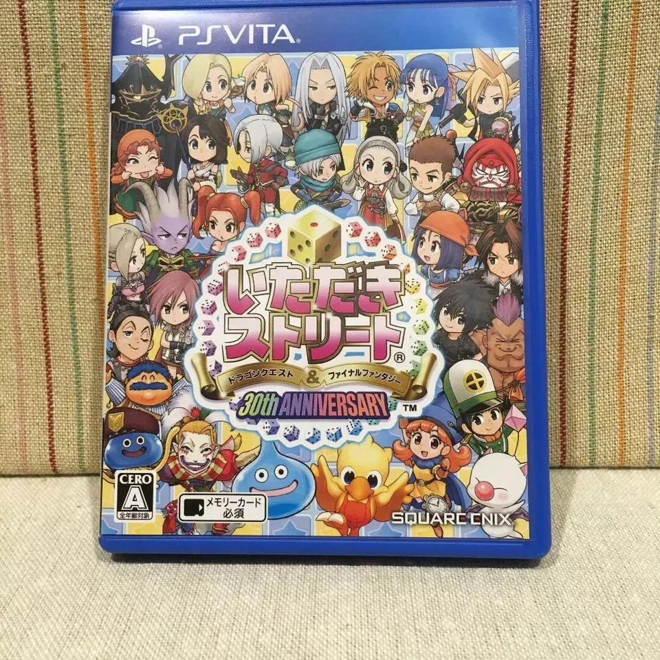 Itadaki Street Dragon Quest y Final Fantasy 30 Aniversario PS Vita Japón Foto 1 de 3