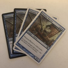 Phantom Warrior 4X - MTG 10th Edition - Uncommon - Creature - Light Play