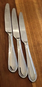 Mikasa Stainless Steel Belvedere SINCLAIR Three Dinner Knives 9 1/2” - Picture 1 of 5