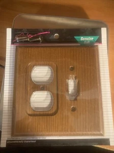 Placa de pared Amertac 4008TD... roble genuino... NUEVO estuche paquete de 3 placas - Imagen 1 de 2