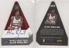 2011-12 Panini Preferred /74 Alex English #104 Auto HOF