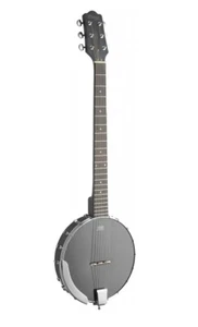 STAGG 6-STRING OPEN BACK BANJO GUITAR w/ BLACK REMO HEAD - BJW-OPEN - Picture 1 of 1