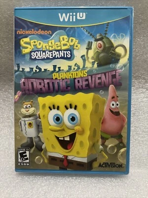 SPONGEBOB SQUAREPANTS PLANKTON'S ROBOTIC REVENGE NINTENDO Wii U BRAND NEW  - Image 1 of 4