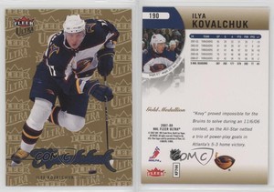 2007-08 Fleer Ultra Gold Medallion Edition Ilya Kovalchuk #190