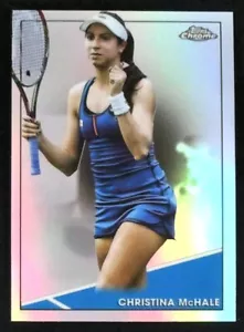 Topps 2021 cromo Christina McHale #45 refractor tenis tenis - Imagen 1 de 2