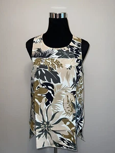 $295 NWT Rag & Bone PATRICIA Silk Spruce Combo Tropical Multi Color Top sz M - Picture 1 of 10