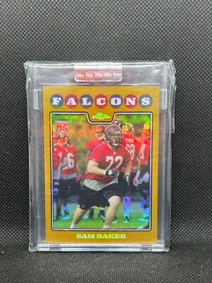 2008 TOPPS CHROME GOLD REFRACTOR /199 TC223 Sam Baker RC - Image 1 of 2