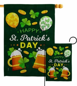 Cheers on St.Patrick Garden Flag Springtime Decorative Yard House Banner - Picture 1 of 19