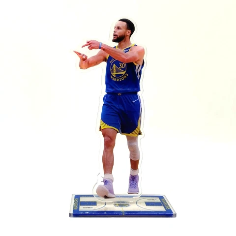 Stephen Curry Figure #30 Golden State Warriors Point to His Ring Finger Ornament Cover