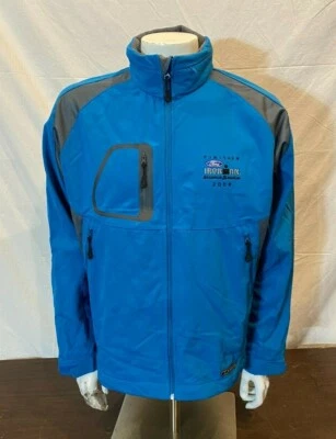 Chaqueta softshell azul Zorrel Weather Series 2008 Madison WI Ironman Finisher L Foto 1 de 4