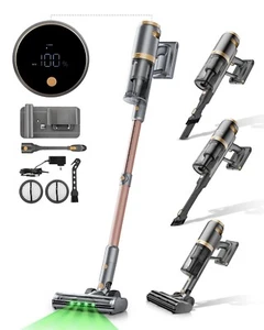 E.LUO Cordless Vacuum Cleaner 350W/≥24KPA Powerful Stick Vacuum with LED Screen - Picture 1 of 10