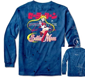 Nueva Camiseta Primitive x Sailor Moon Guardian (Marina) Lavada para Hombre MEDIANA RPRM-86 - Imagen 1 de 3