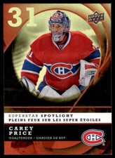 2008-09 McDonald's Upper Deck Superstar Spotlight Carey Price Montreal Canadiens
