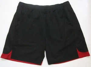 Stryker Futbol Black & Red Gym Shorts XL Polyester 34" Waist 7.5" Inseam F29 - Picture 1 of 4
