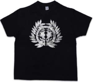 DATE CLAN MON Kids Boys T-Shirt Japan Shogun Samurai Ninja Flag - Picture 1 of 1