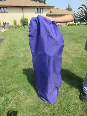 NOVO EM FOLHA bolsa de golfe dobrável lateral macia de náilon esportiva capa de viagem roxa - Imagem 1 de 4