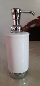 InterDesign York Soap Dispenser/Pump for the Bathroom, Made of Ceramic,...