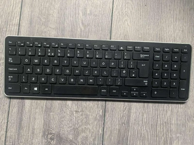Dell KM713 /KM714 Wireless Slim Keyboard with USB Dongle Tested Working - Image 1 of 2